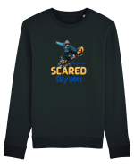 If You're Scared Stay Home! Bluză mânecă lungă Unisex Rise