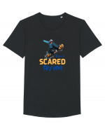 If You're Scared Stay Home! Tricou mânecă scurtă guler larg Bărbat Skater