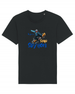 If You're Scared Stay Home! Snowboarding Tricou mânecă scurtă Unisex Rocker