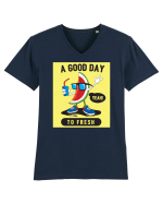 A Good Day To Fresh Tricou mânecă scurtă guler V Bărbat Presenter