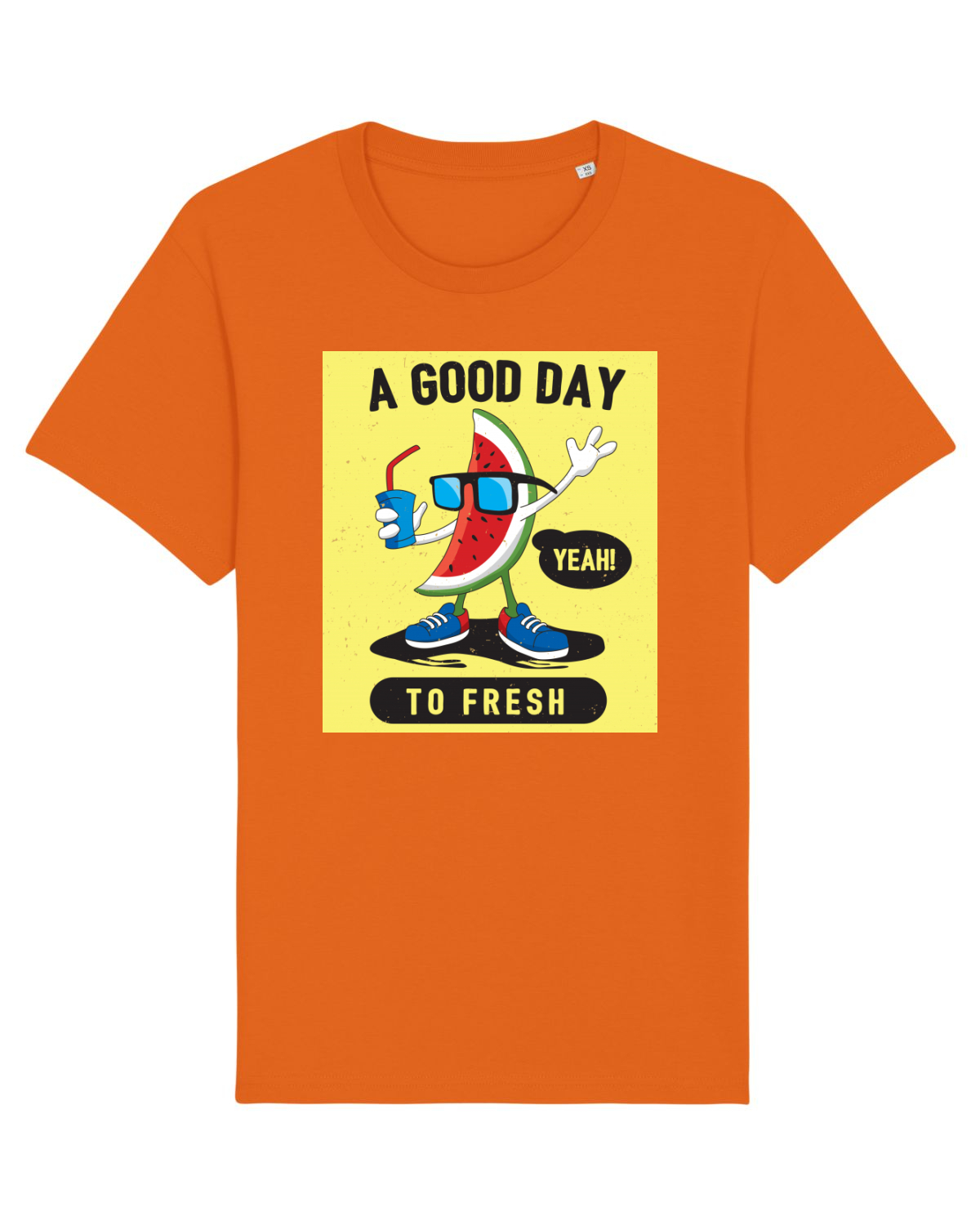 Tricou mânecă scurtă Unisex Rocker Bright Orange