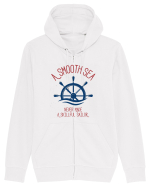 A Smooth Sea Never Made A Skillful Sailor Hanorac cu fermoar Unisex Connector