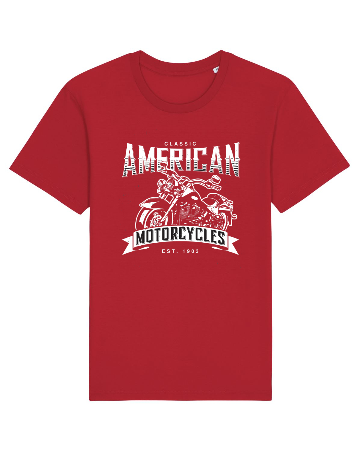 Tricou mânecă scurtă Unisex Rocker Red