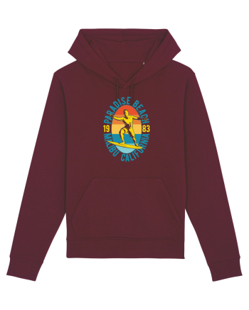 Paradise Beach Surfing Burgundy