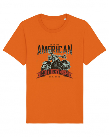 American Motorcycles Bright Orange