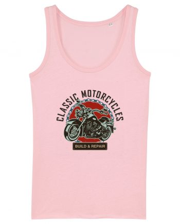 Classic Motorcycles Cotton Pink