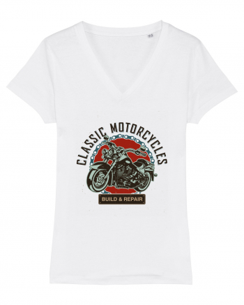 Classic Motorcycles White