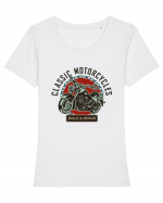 Classic Motorcycles Tricou mânecă scurtă guler larg fitted Damă Expresser