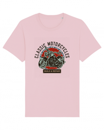 Classic Motorcycles Cotton Pink