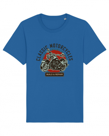 Classic Motorcycles Royal Blue