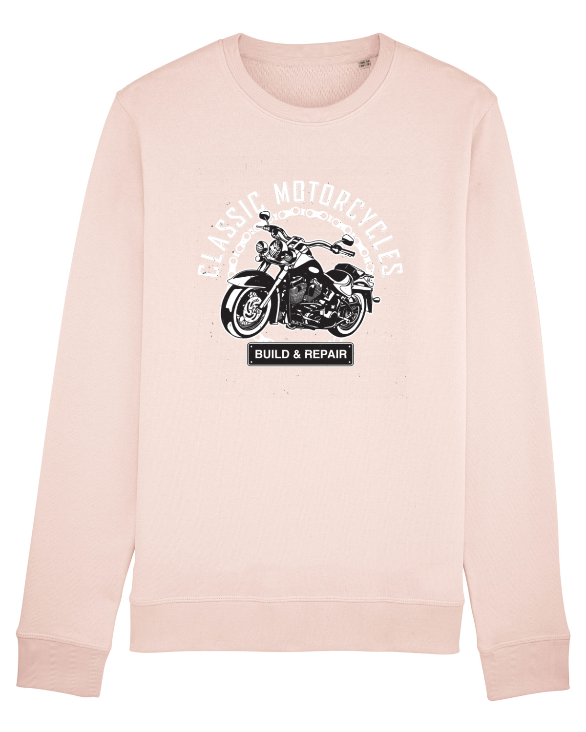 Bluză mânecă lungă Unisex Rise Candy Pink