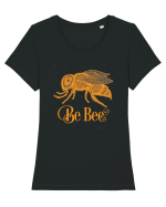 Be Bee Tricou mânecă scurtă guler larg fitted Damă Expresser