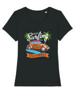 Best Surfing California Tricou mânecă scurtă guler larg fitted Damă Expresser