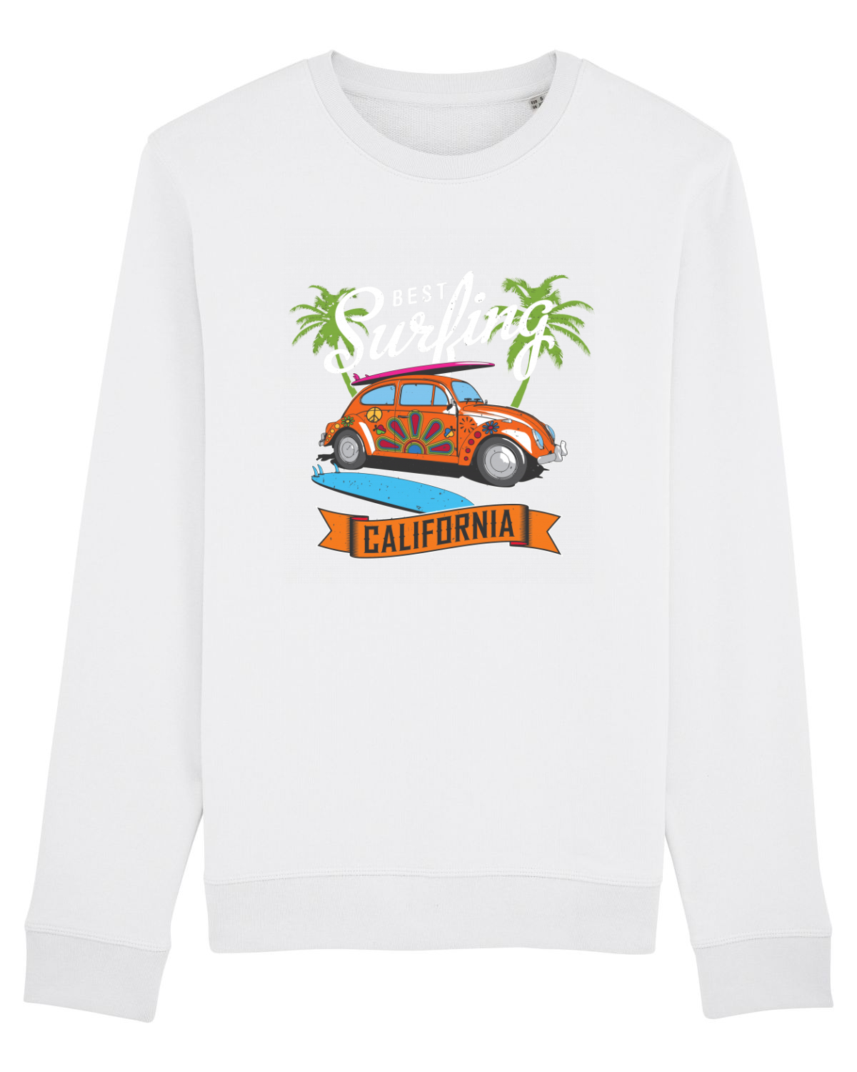Bluză mânecă lungă Unisex Rise White