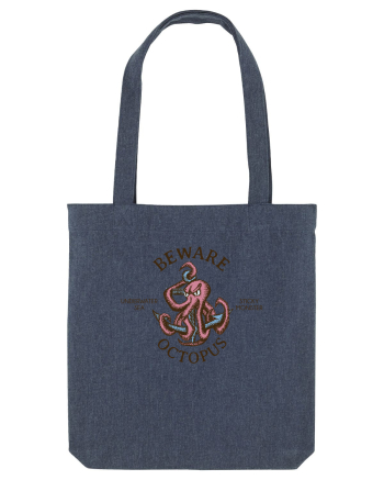 Beware Octopus Midnight Blue