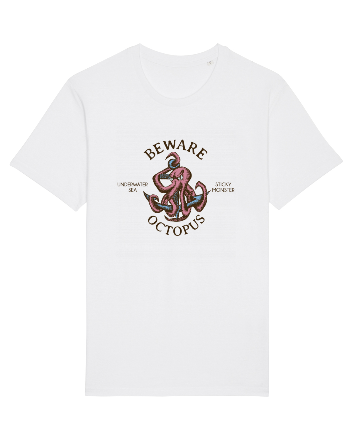 Tricou mânecă scurtă Unisex Rocker White