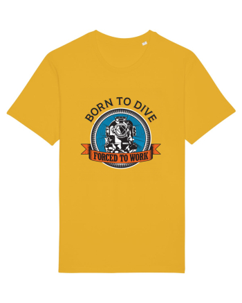Born To Dive Forced To Work Spectra Yellow