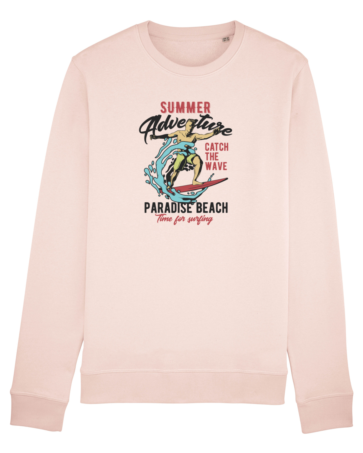 Bluză mânecă lungă Unisex Rise Candy Pink