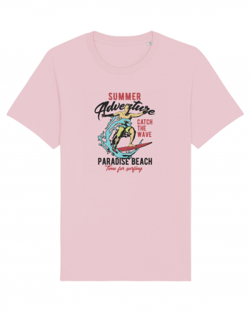Summer Adventure Surfing Cotton Pink