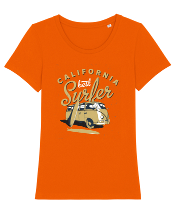 California Best Surfer Bright Orange