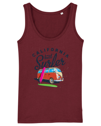 California Best Surfer Burgundy