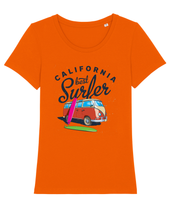 California Best Surfer Bright Orange