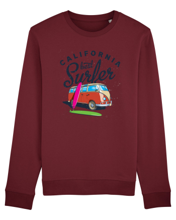 California Best Surfer Burgundy