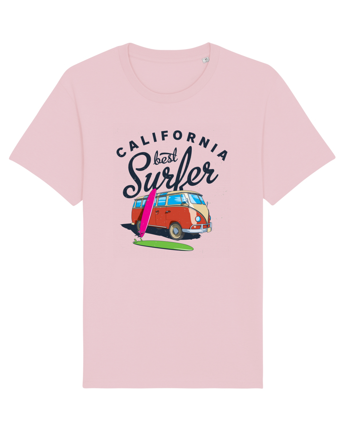 Tricou mânecă scurtă Unisex Rocker Cotton Pink