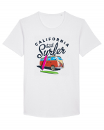 California Best Surfer Tricou mânecă scurtă guler larg Bărbat Skater