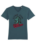 Come Dive With Me Tricou mânecă scurtă guler V Bărbat Presenter