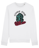 Come Dive With Me Bluză mânecă lungă Unisex Rise