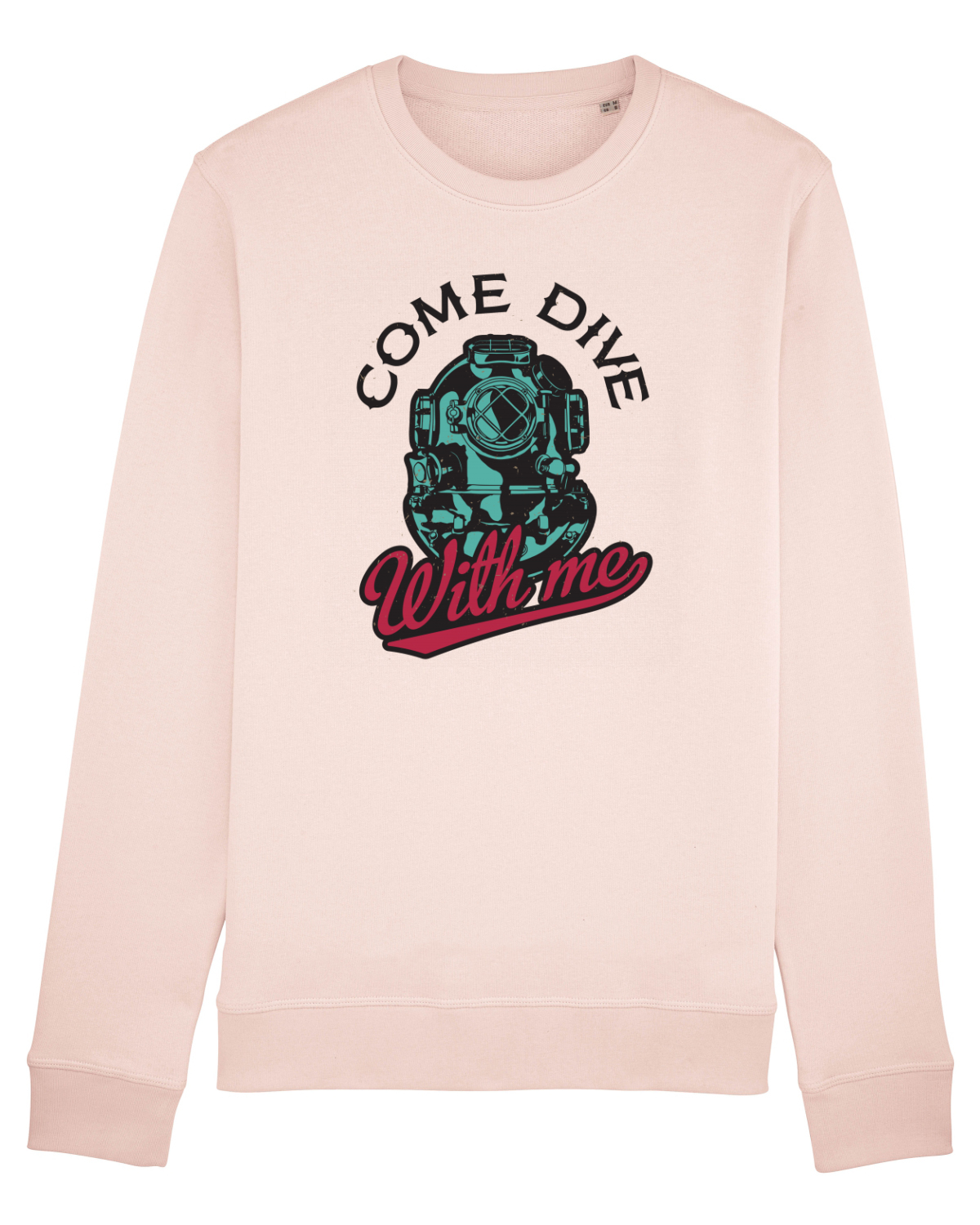 Bluză mânecă lungă Unisex Rise Candy Pink