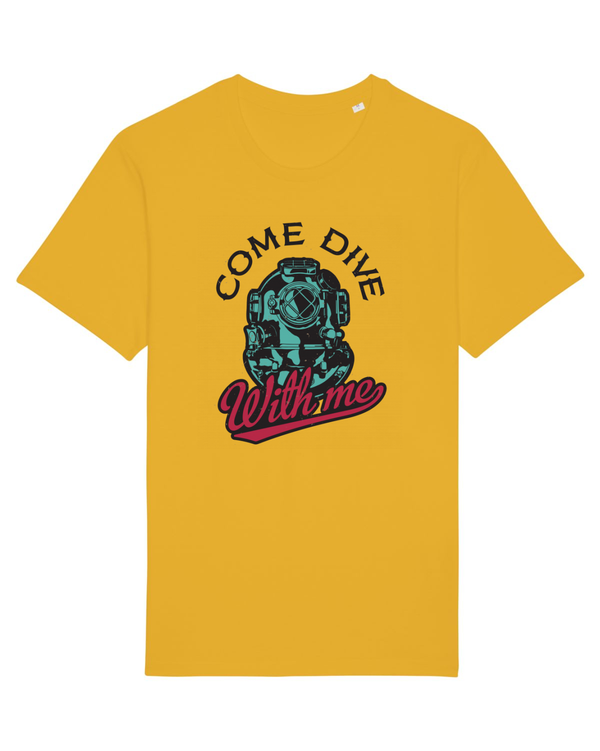 Tricou mânecă scurtă Unisex Rocker Spectra Yellow