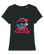 Cool Skull Tricou mânecă scurtă guler larg fitted Damă Expresser