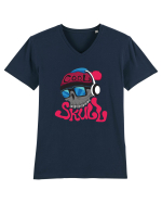 Cool Skull Tricou mânecă scurtă guler V Bărbat Presenter