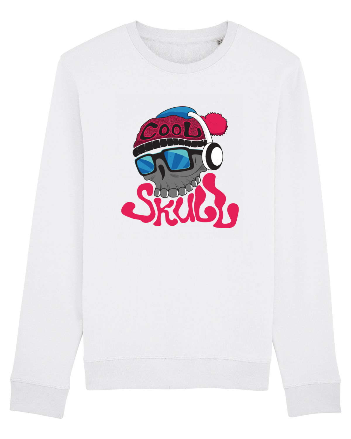 Bluză mânecă lungă Unisex Rise White