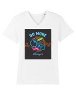 Do More Of What Makes You Stronger Tricou mânecă scurtă guler V Bărbat Presenter
