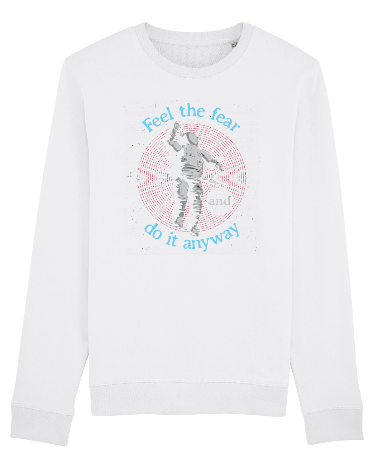 Bluză mânecă lungă Unisex Rise White