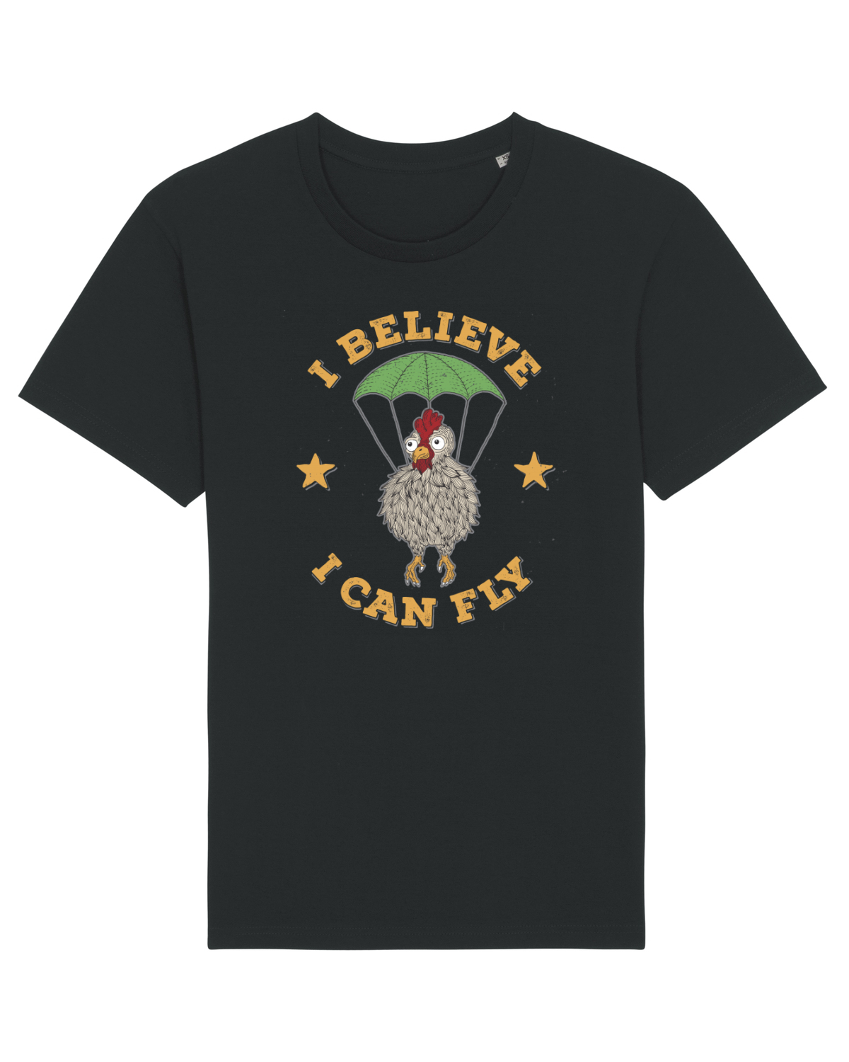 Tricou mânecă scurtă Unisex Rocker Black