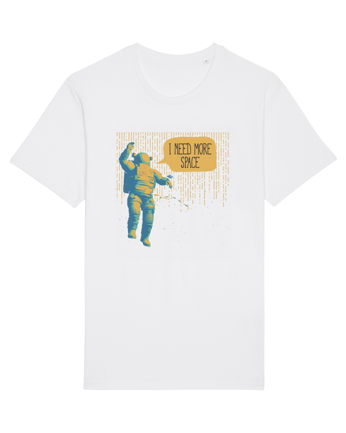 Tricou mânecă scurtă Unisex Rocker White