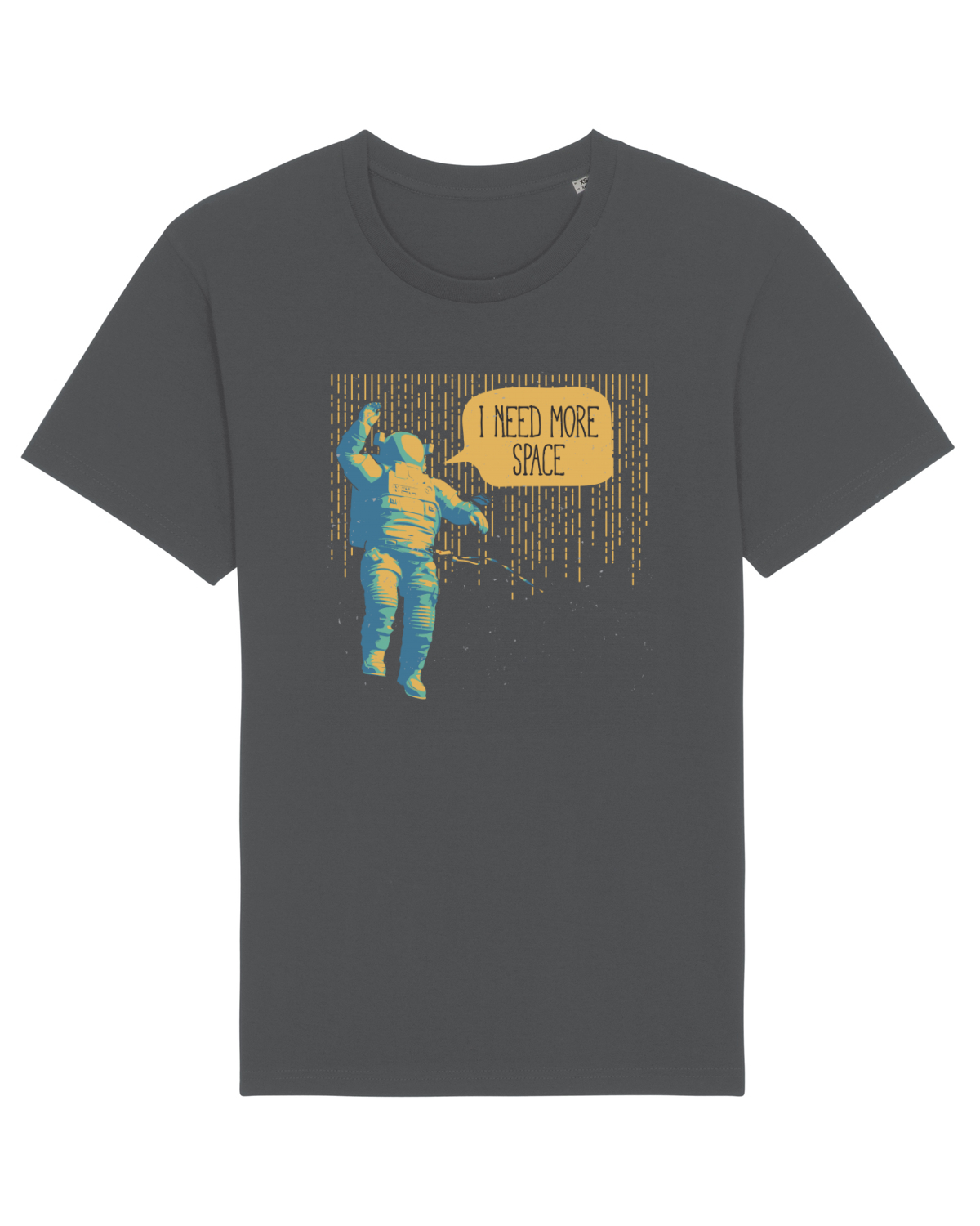 Tricou mânecă scurtă Unisex Rocker Anthracite