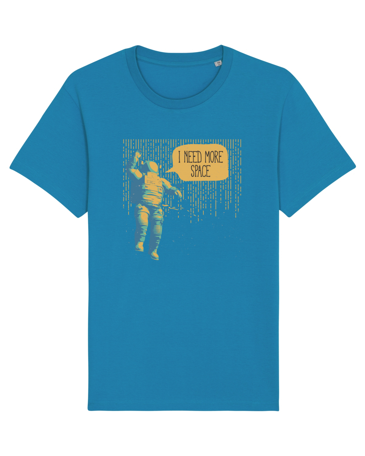 Tricou mânecă scurtă Unisex Rocker Azur