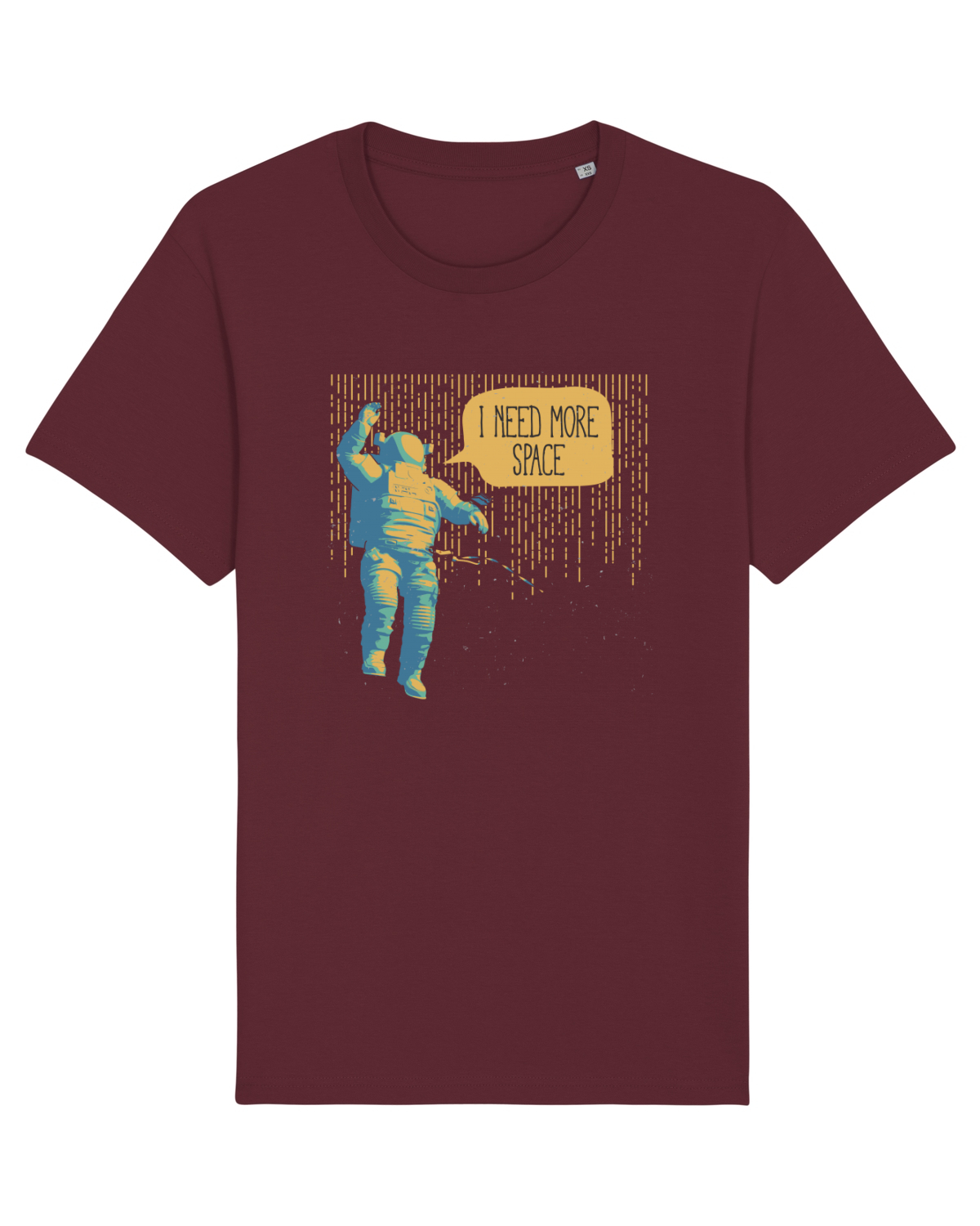 Tricou mânecă scurtă Unisex Rocker Burgundy