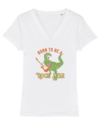 Born to be a Rock Star Trex White