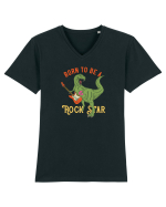 Born to be a Rock Star Trex Tricou mânecă scurtă guler V Bărbat Presenter