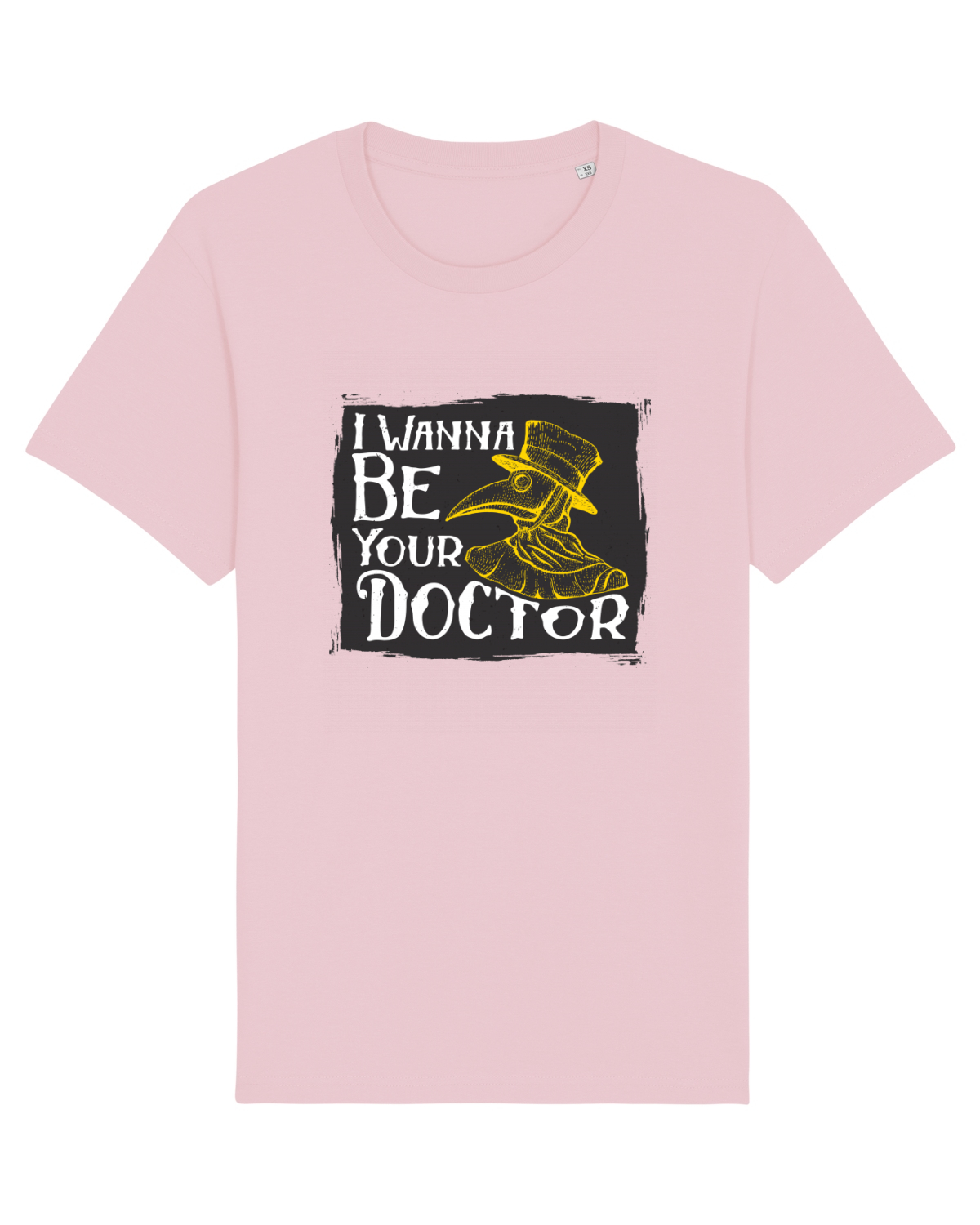 Tricou mânecă scurtă Unisex Rocker Cotton Pink