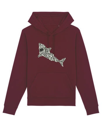 If You See A Shark Don't Panic Burgundy