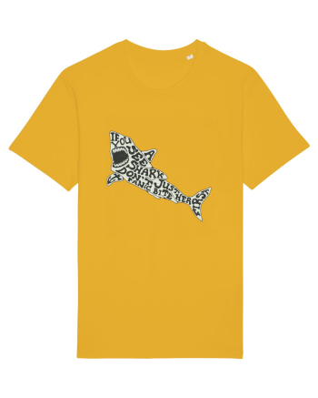 If You See A Shark Don't Panic Spectra Yellow