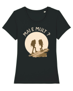Pentru cupluri - Mai e mult? Tricou mânecă scurtă guler larg fitted Damă Expresser