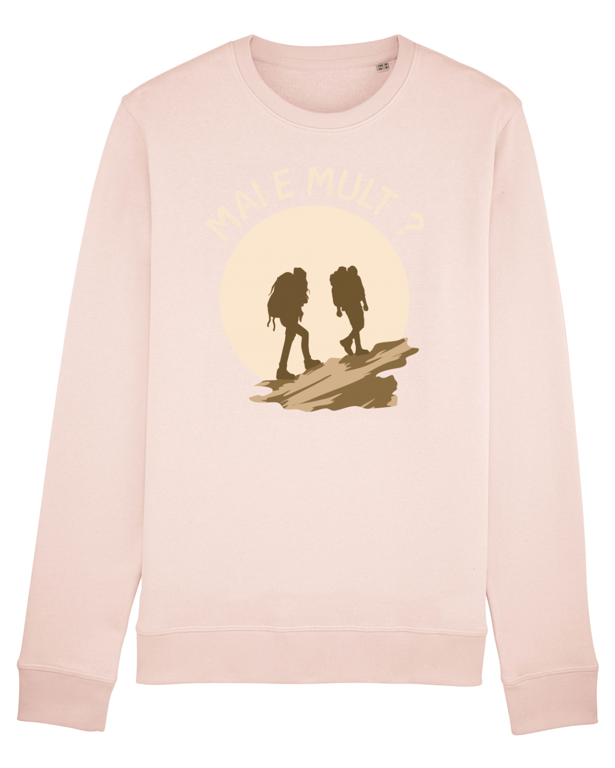 Bluză mânecă lungă Unisex Rise Candy Pink